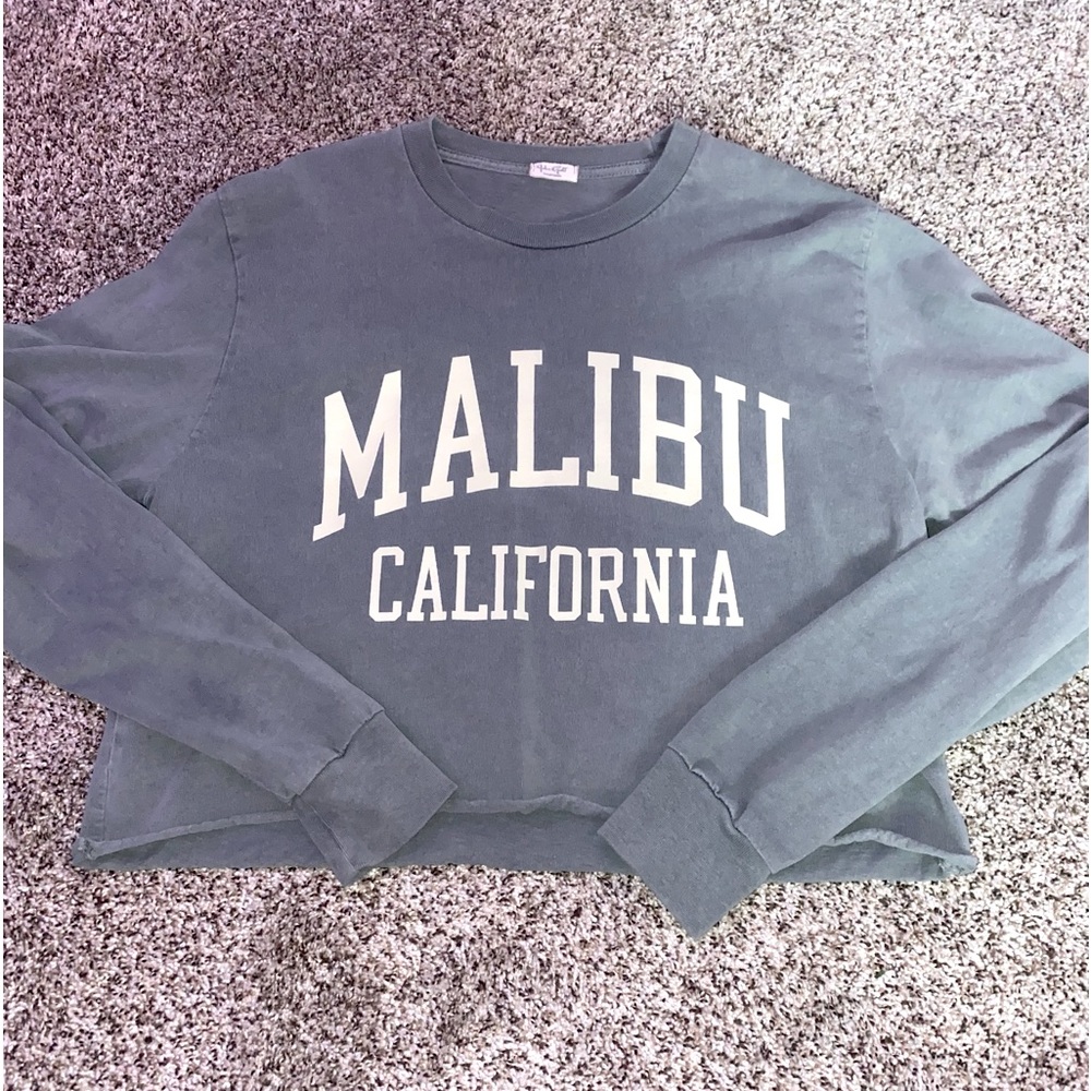 Brandy cropped long sleeve